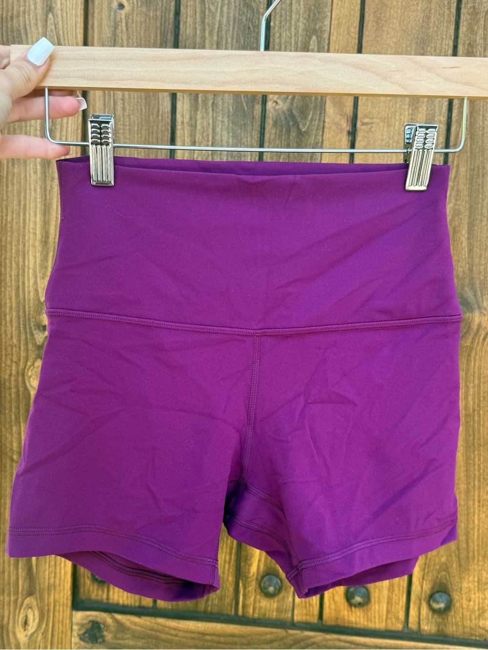 Lululemon High-Waist Purple Women’s Active Shorts